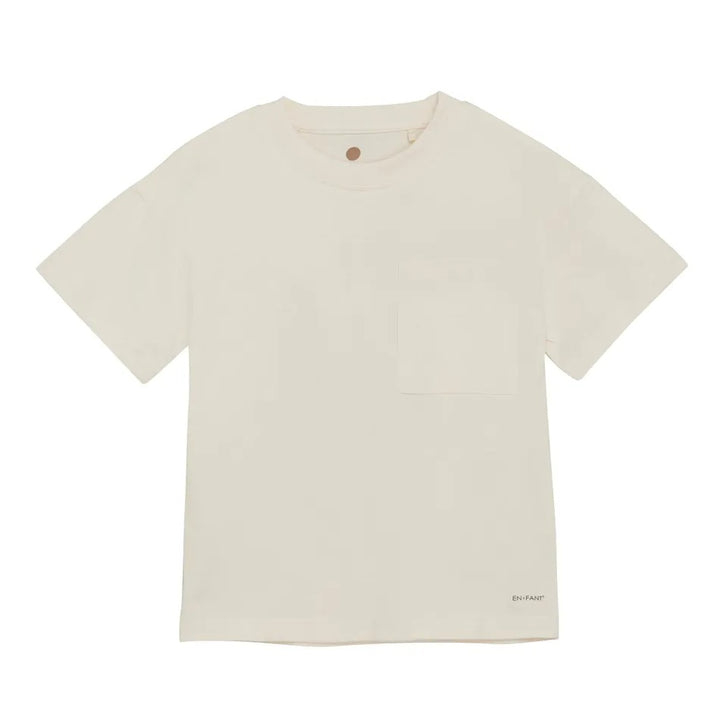 Organic Cotton Essential Egret Palm Tee