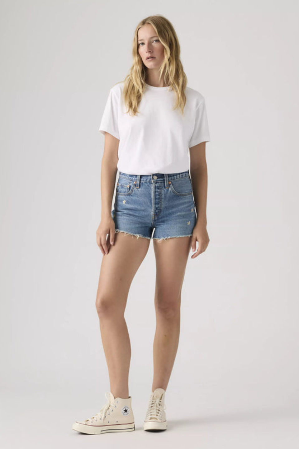 Levi's Women's 501 Original Bee in the Bonnet Shorts LEVIS