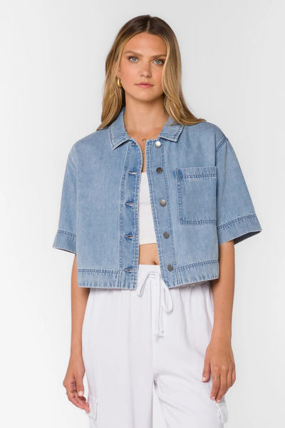 Heather Boxy Shirt