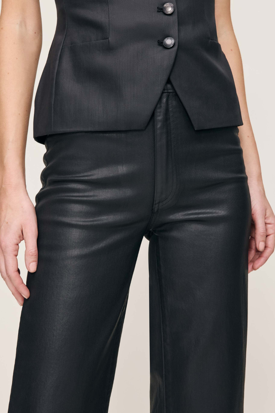 DL1961 Karmine Refined Wide Leg High Rise 31" Jeans