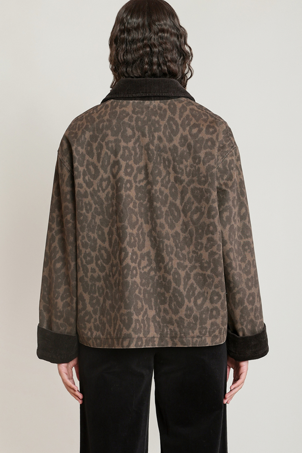 Dex Juno Leopard Denim Jacket