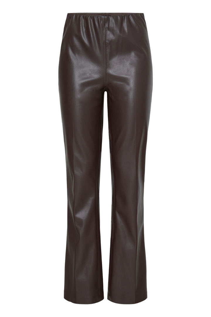 b.young Daja Coated Flare Trousers