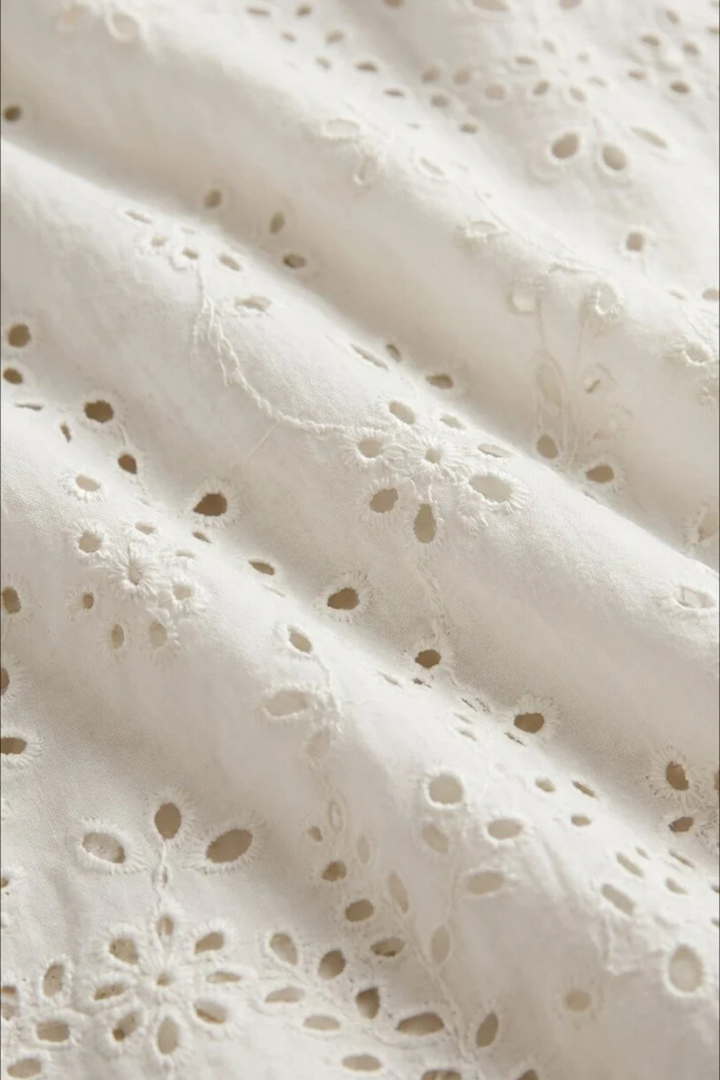 Z Supply Emrie Eyelet Cropped Top