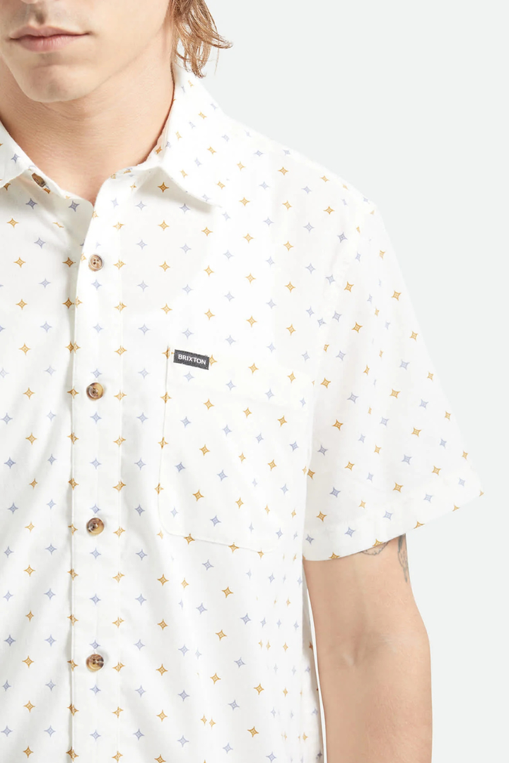 BRIXTON Charter Print Shirt - Hot Peppers Clothing