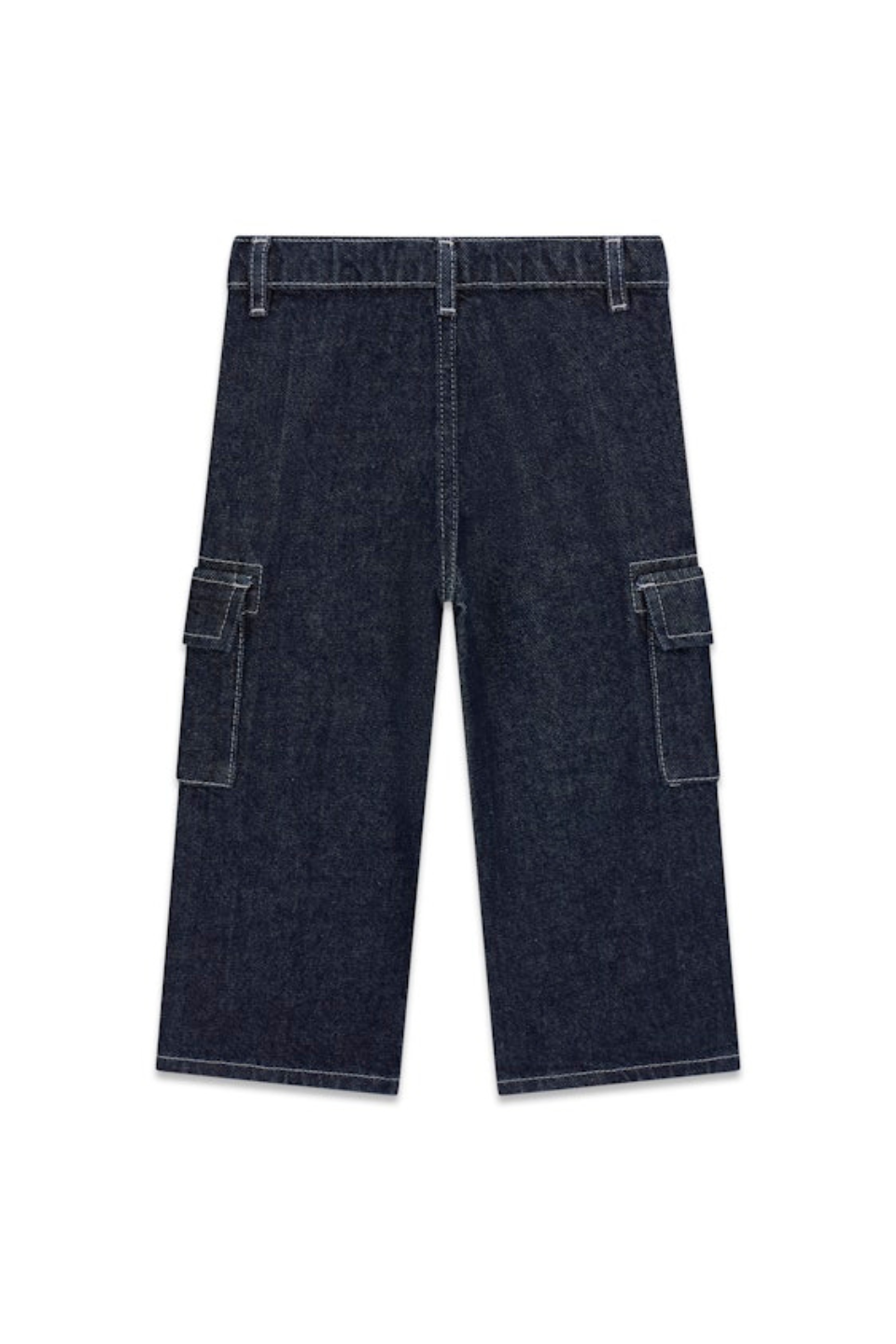Palazzo Cargo Rigid Denim Pant - Hot Peppers Clothing