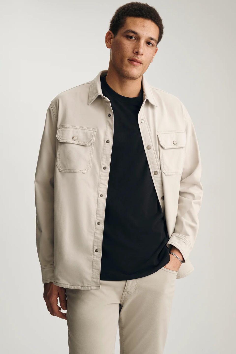 Asher Denim Overshirt - Hot Peppers Clothing
