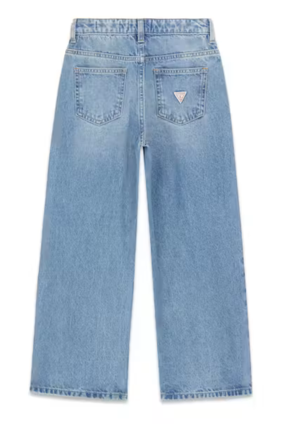 Guess Girls Oversized Denim Blue Wash Jeans