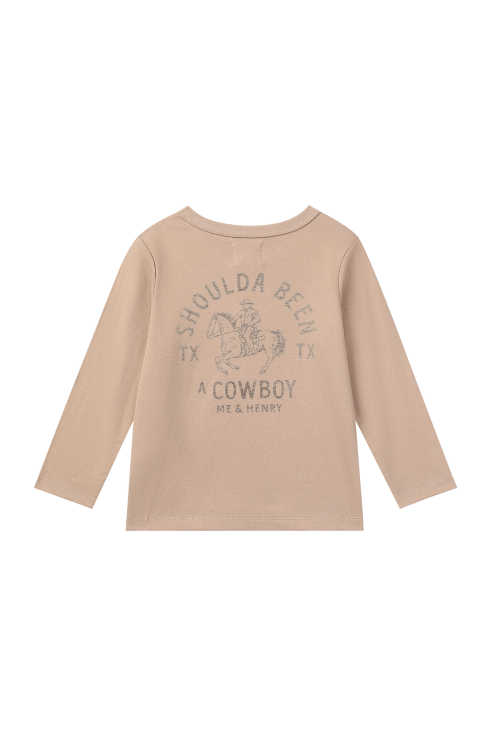 Me &amp; Henry Cherokee Shoulda been a Cowboy Print Tee