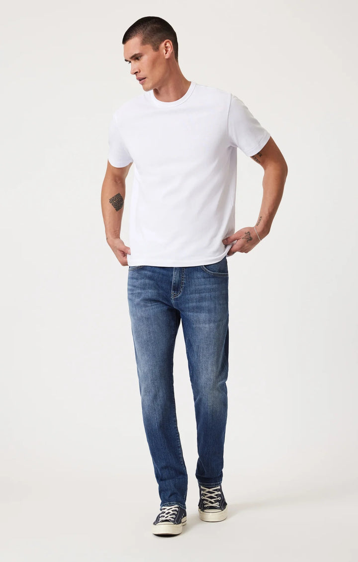 Marcus Slim Straight Leg Jeans| Dark Brushed Williamsburg