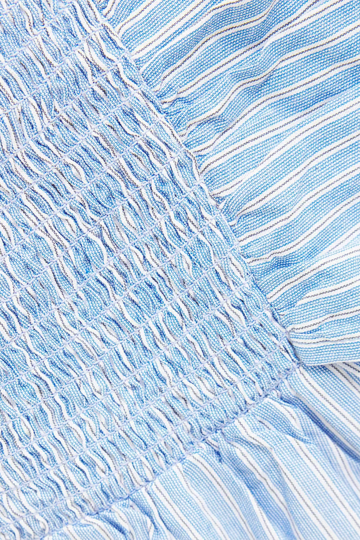 Woven Stripe Dress - Hot Peppers Clothing