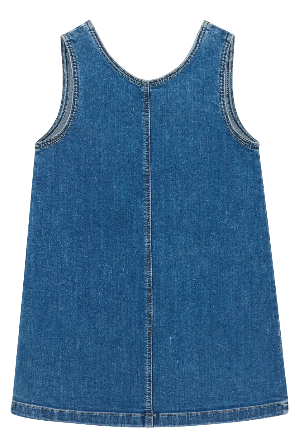Creamie Spencer Denim Dress Rhinestones - Hot Peppers Clothing