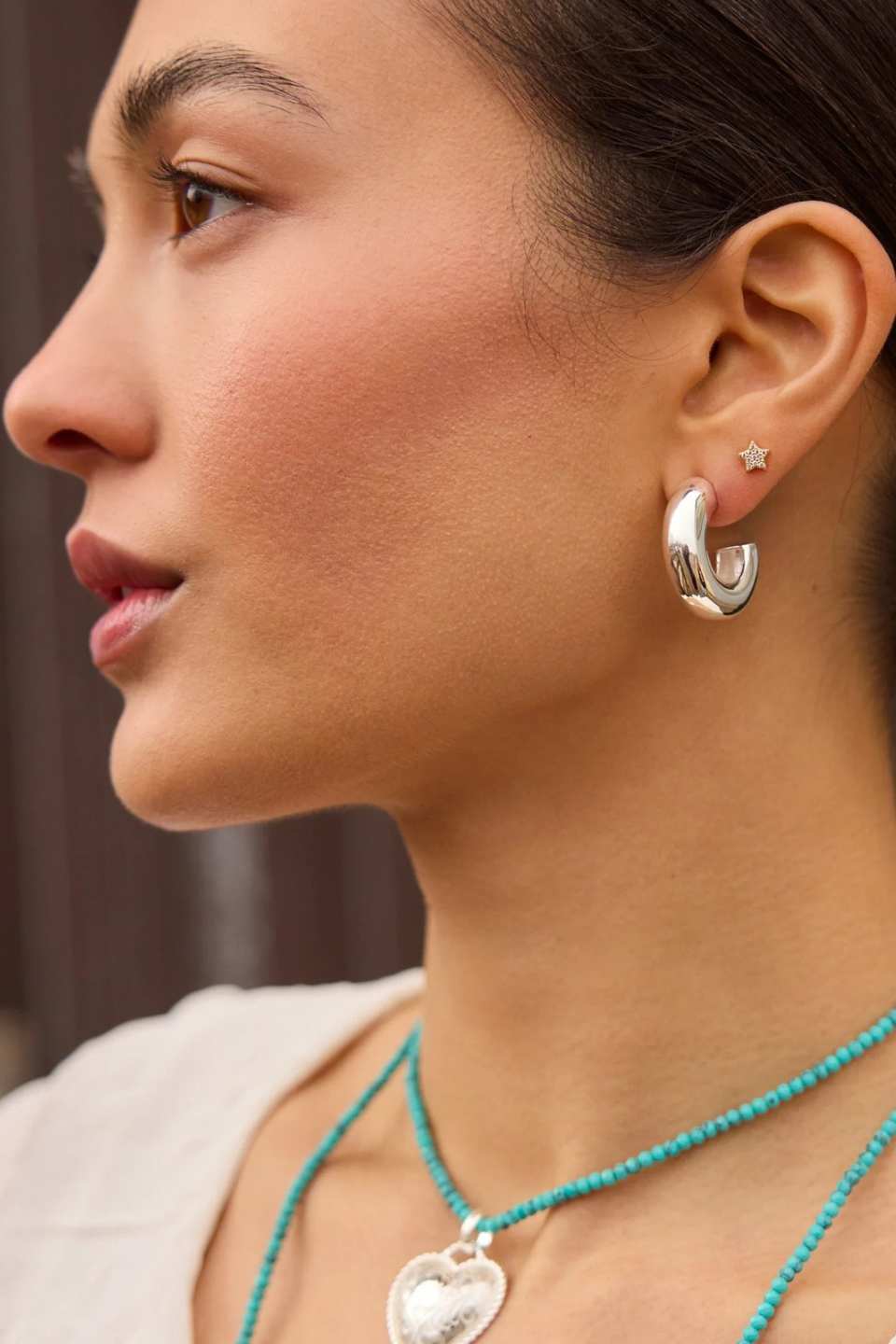 Chunky Statement Hoop Earrings