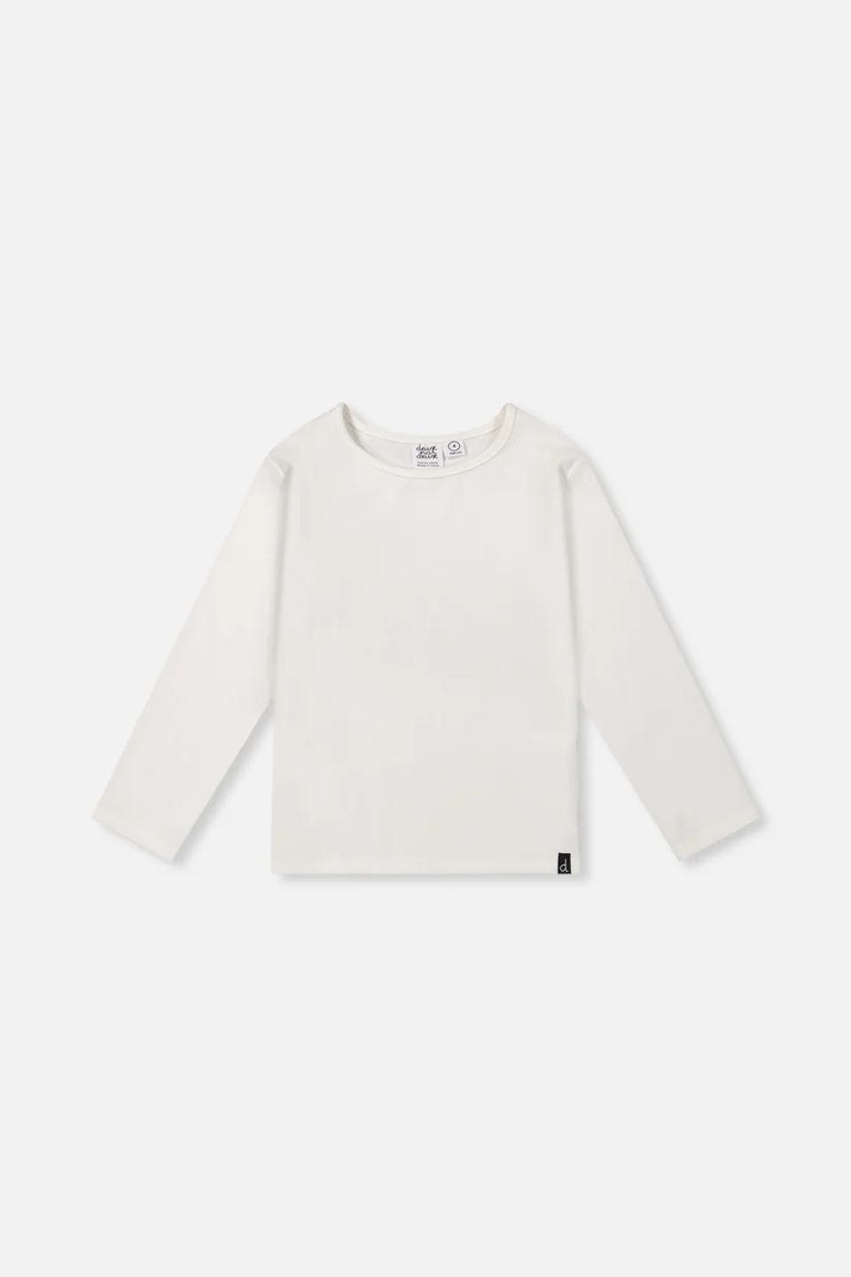 Deux Par Deux Brushed Rib Crew Neck Top