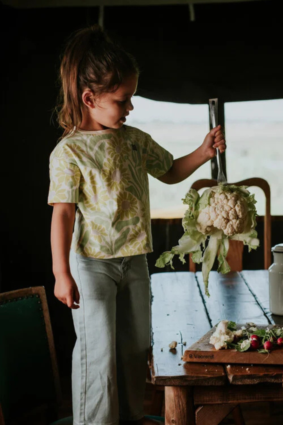 Koko Noko girls' wide leg jeans - Hot Peppers Clothing