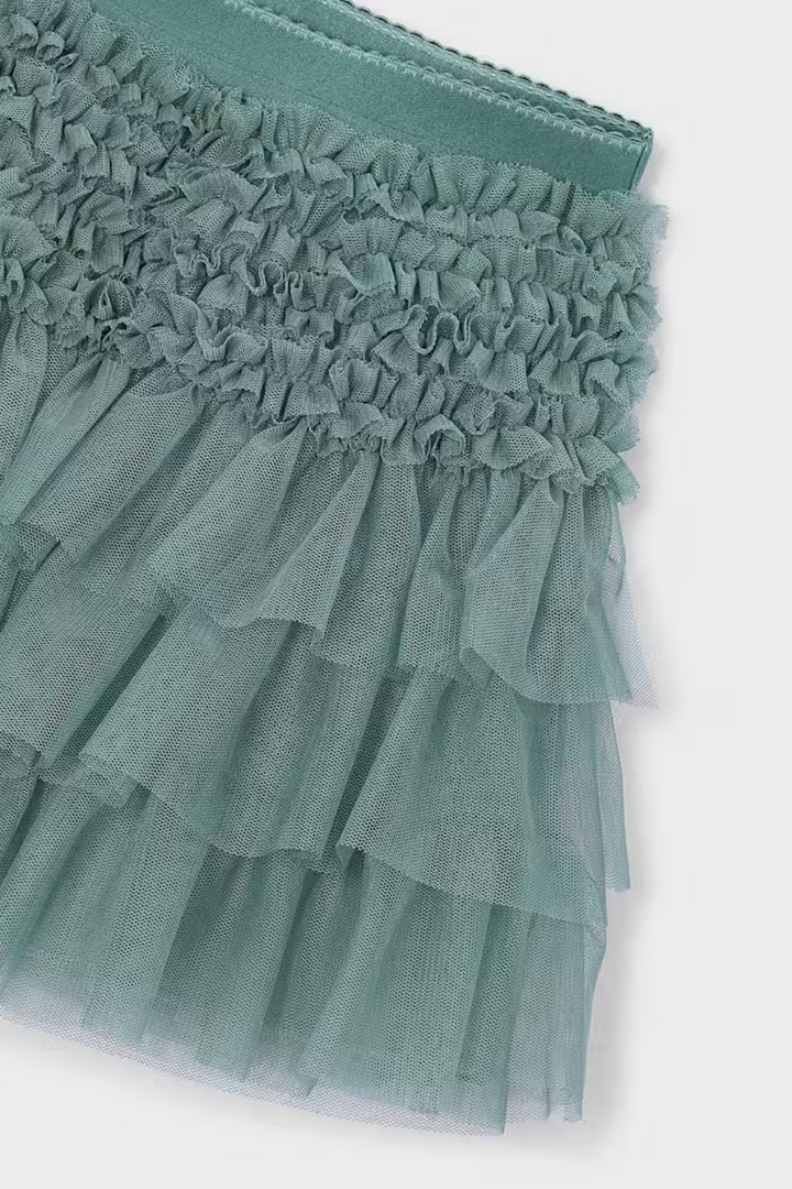 Mayoral Girl Ruffle Tulle Skirt