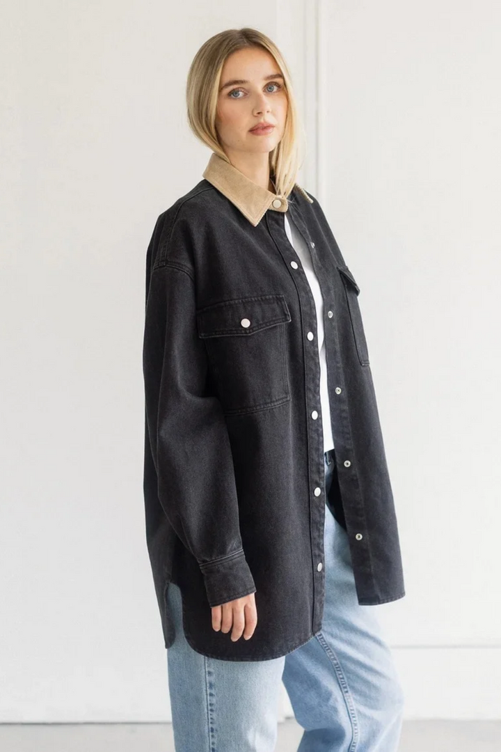 Brunette The Label Corduroy Collar Shania Jacket