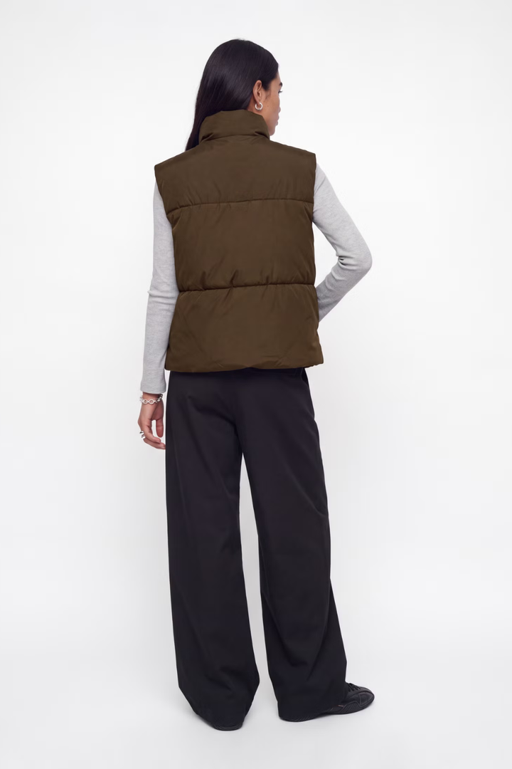 JJXX Maeve Stand Collar Puffer Vest