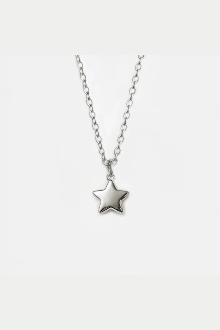 Mini silver star necklace in stainless steel - Hot Peppers Clothing