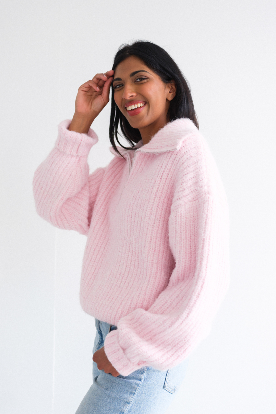 Trucker Neck Sweater