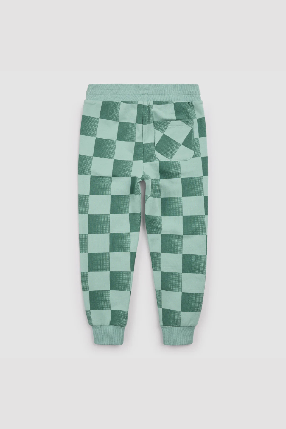 Dark Green Checkerboard Joggers - Hot Peppers Clothing