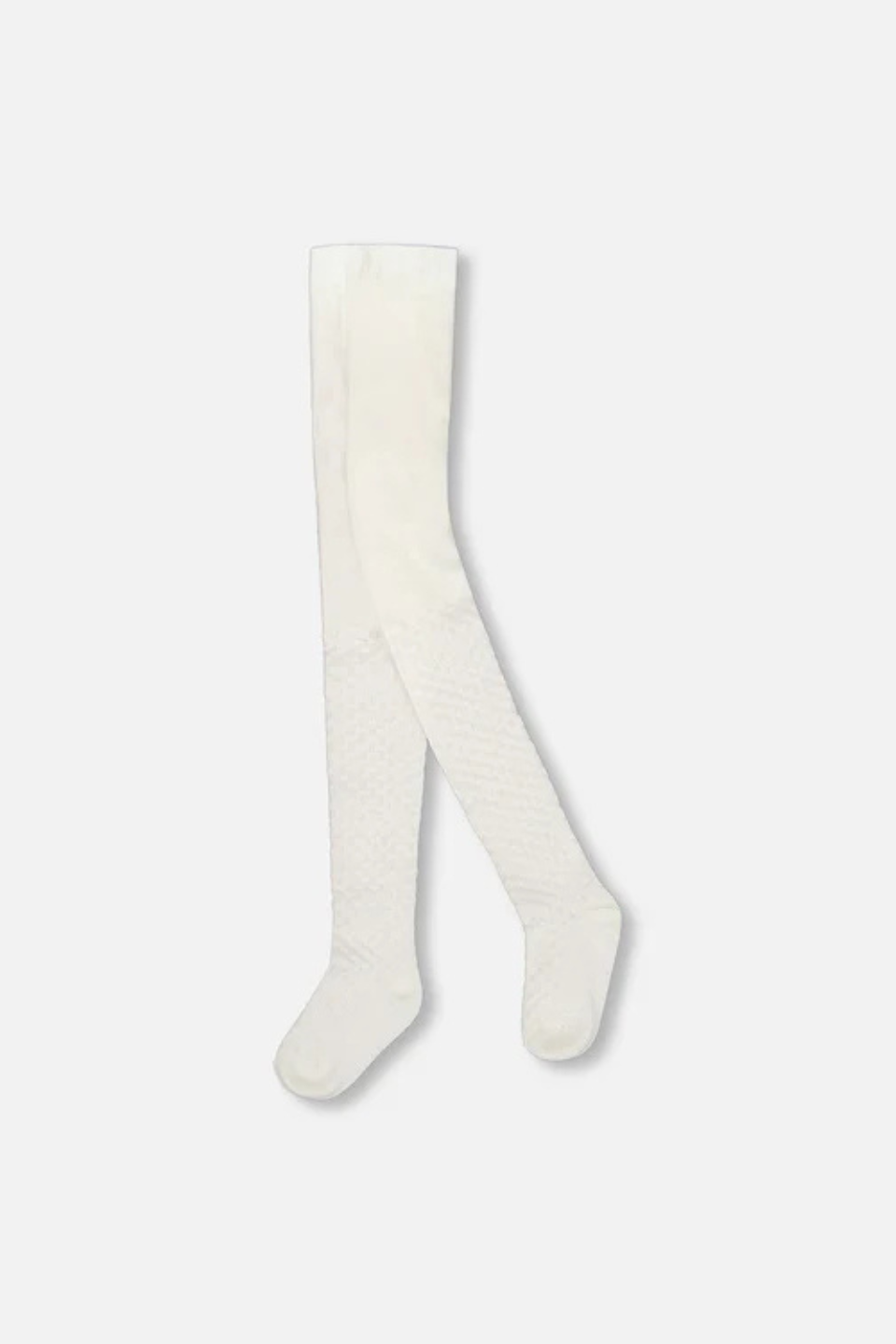 Off-white knit tights